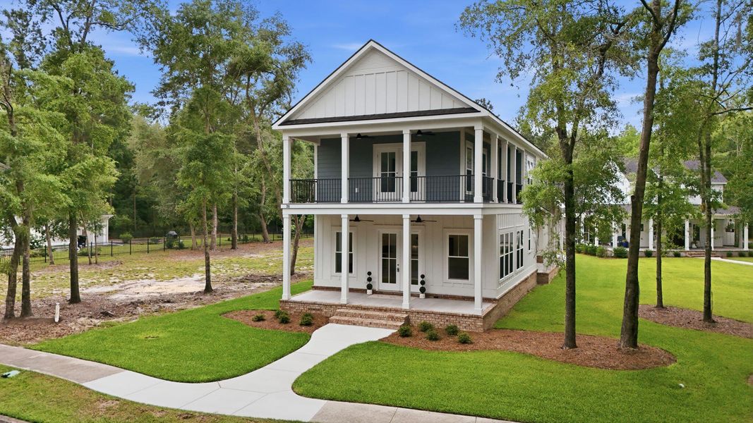 Front exterior of a new home in , Georgetown, SC, highlighting curb appeal (Image 32). Front exterior of a new home in , Georgetown, SC, highlighting curb appeal (Image 32).