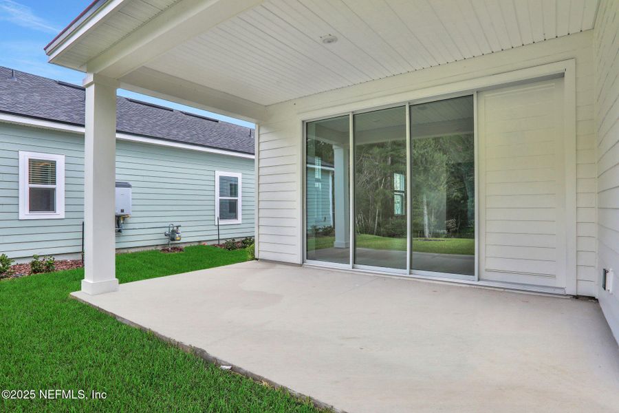 Exterior details and patio area of a home in TrailMark, St. Augustine (Image 22). Exterior details and patio area of a home in TrailMark, St. Augustine (Image 22).