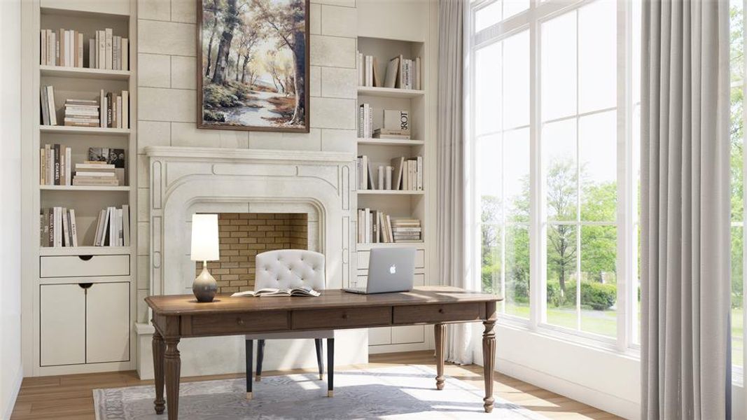 Furnished interior view inside a new home in , University Park (Image 9). Furnished interior view inside a new home in , University Park (Image 9).
