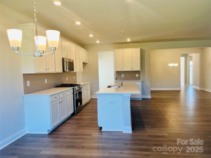 Furnished interior view inside a new home in Cottages at Indian Trail West, Indian Trail (Image 14). Furnished interior view inside a new home in Cottages at Indian Trail West, Indian Trail (Image 14).