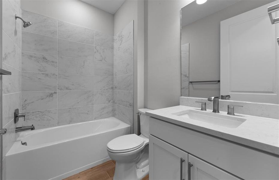 Furnished interior view inside a new home in Arbor Oaks, North Port (Image 4). Furnished interior view inside a new home in Arbor Oaks, North Port (Image 4).