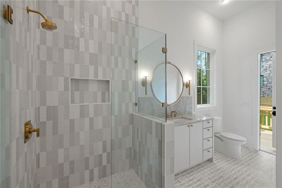 Furnished interior view inside a new home in , Atlanta (Image 43). Furnished interior view inside a new home in , Atlanta (Image 43).