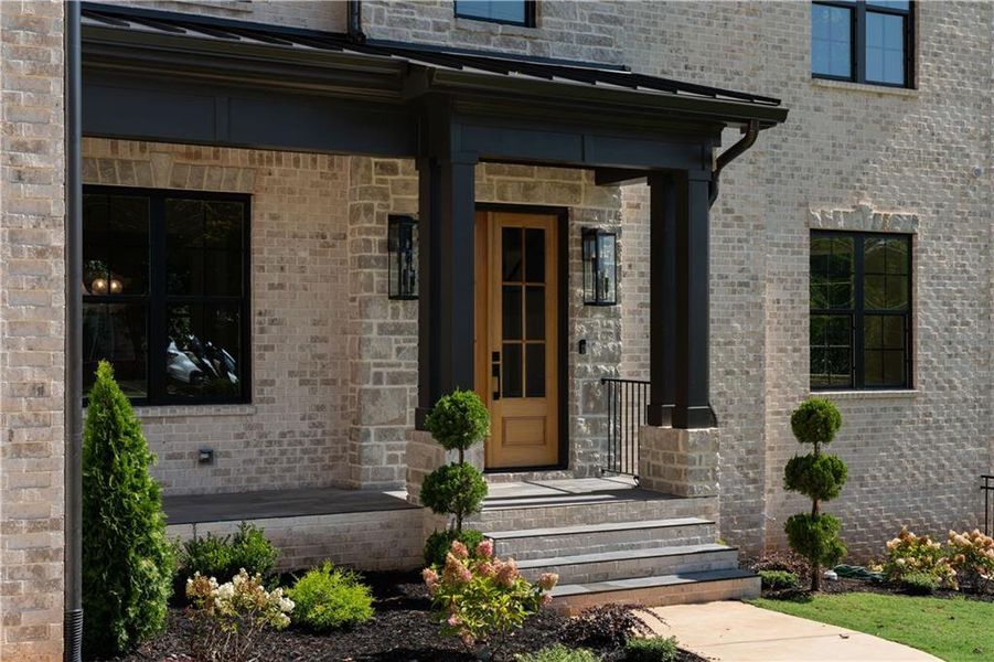Exterior details and patio area of a home in , Buford (Image 33).