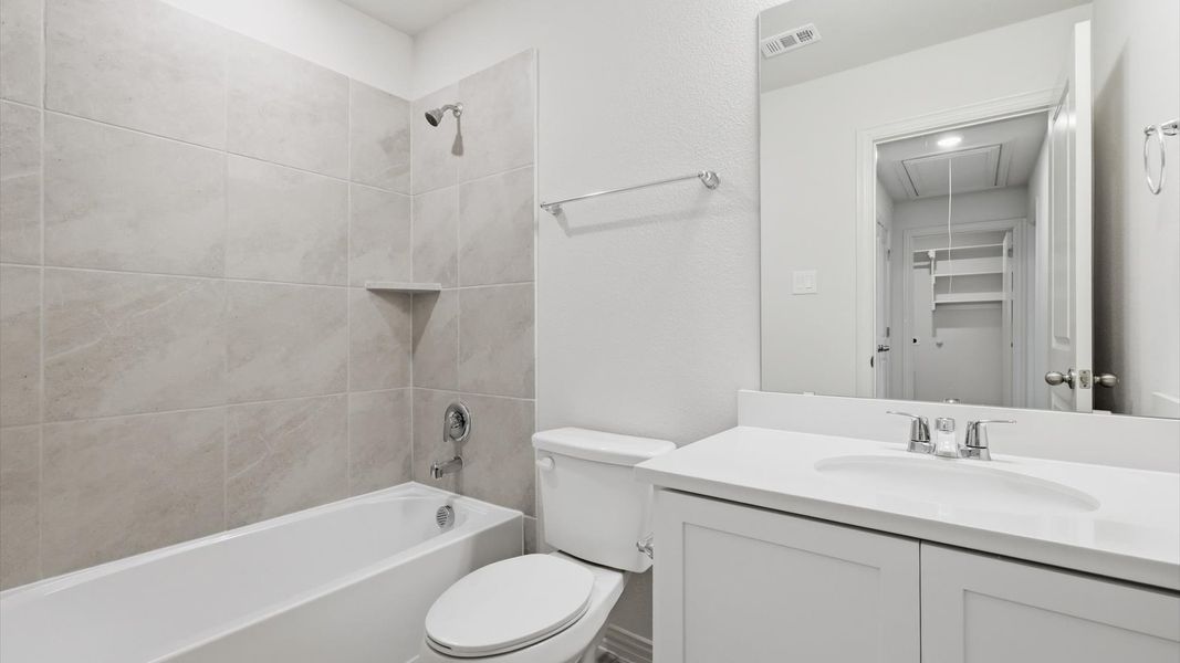 Furnished interior view inside a new home in Westridge Journey, Princeton (Image 37).