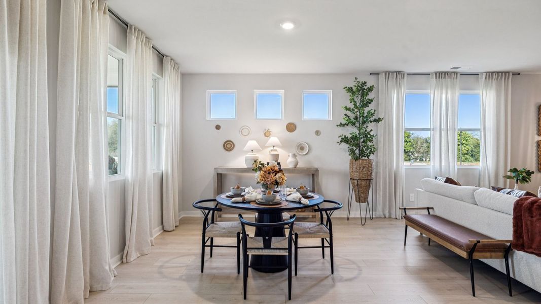Furnished interior view inside a new home in Harvest Point, Spring Hill (Image 8).