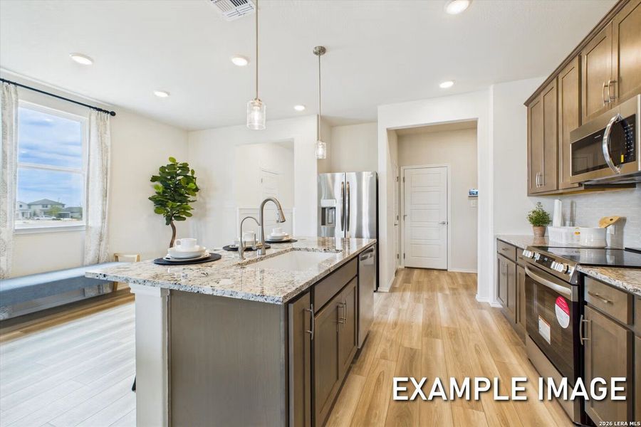 Furnished interior view inside a new home in Applewhite Meadows, San Antonio (Image 7).