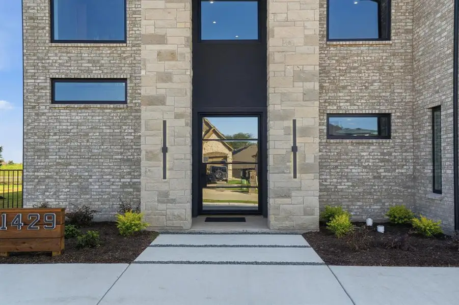 Exterior details and patio area of a home in , Heath (Image 3). Exterior details and patio area of a home in , Heath (Image 3).