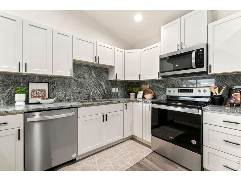 Furnished interior view inside a new home in , Denver (Image 9).