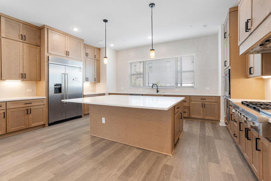 Furnished interior view inside a new home in The Grove, Austin (Image 8).