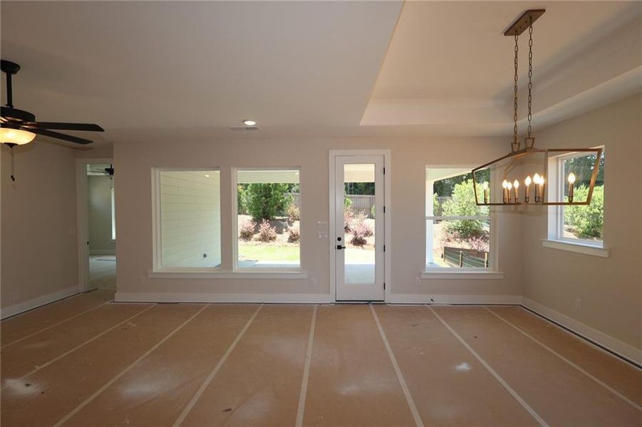 In-progress construction of a new home in Maple Grove at Towne Lake, Woodstock, GA (Image 9).