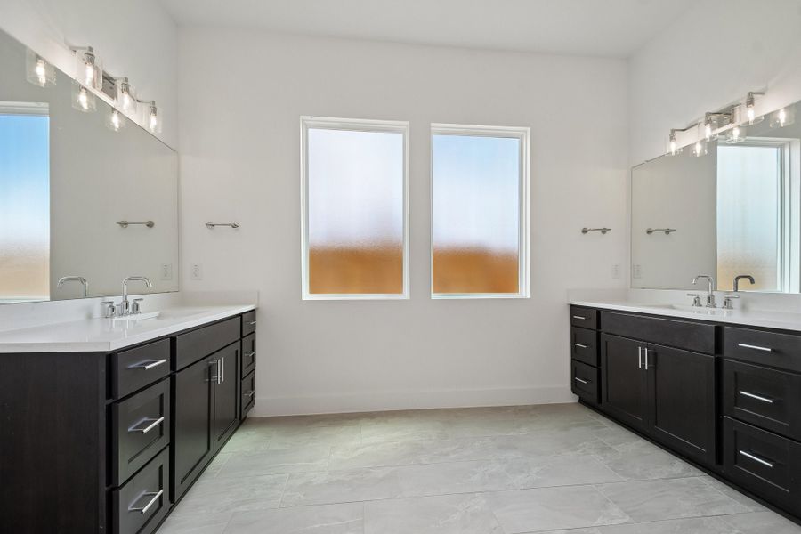 Furnished interior view inside a new home in Freedom at Anthem, Kyle (Image 7).