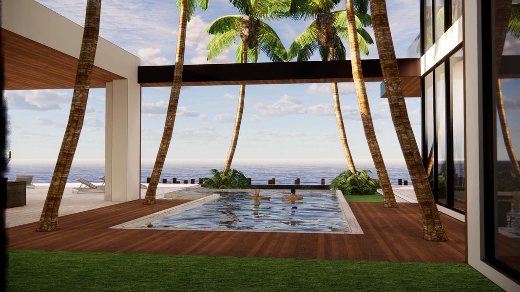 Exterior details and patio area of a home in , Palm Beach Gardens (Image 11).