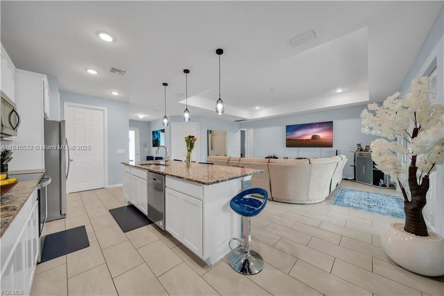 Furnished interior view inside a new home in , Cape Coral (Image 27). Furnished interior view inside a new home in , Cape Coral (Image 27).