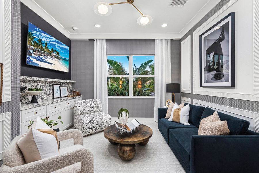 Representative furnished interior of a home built from the Skyline by GL Homes in Valencia Sky (55+), Naples (Image 9).