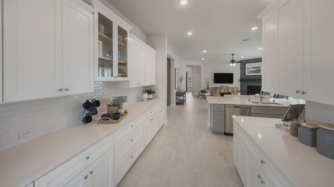 Furnished interior view inside a new home in Las Lomas, Forney (Image 24).