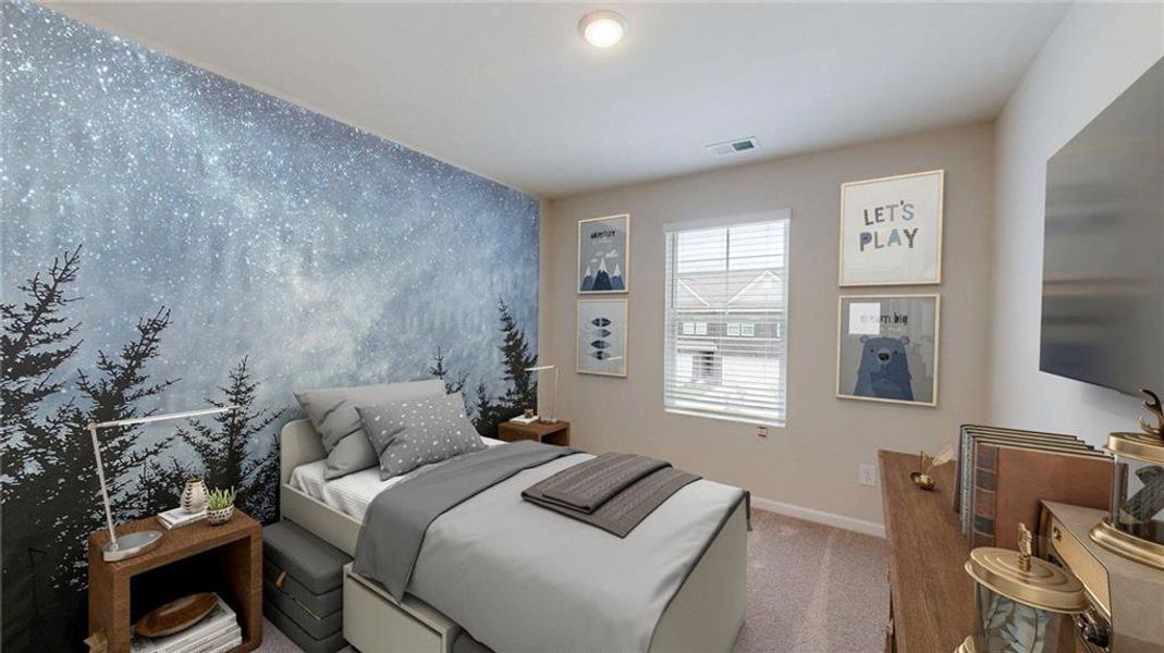 Furnished interior view inside a new home in Sandtown Falls, South Fulton (Image 3).
