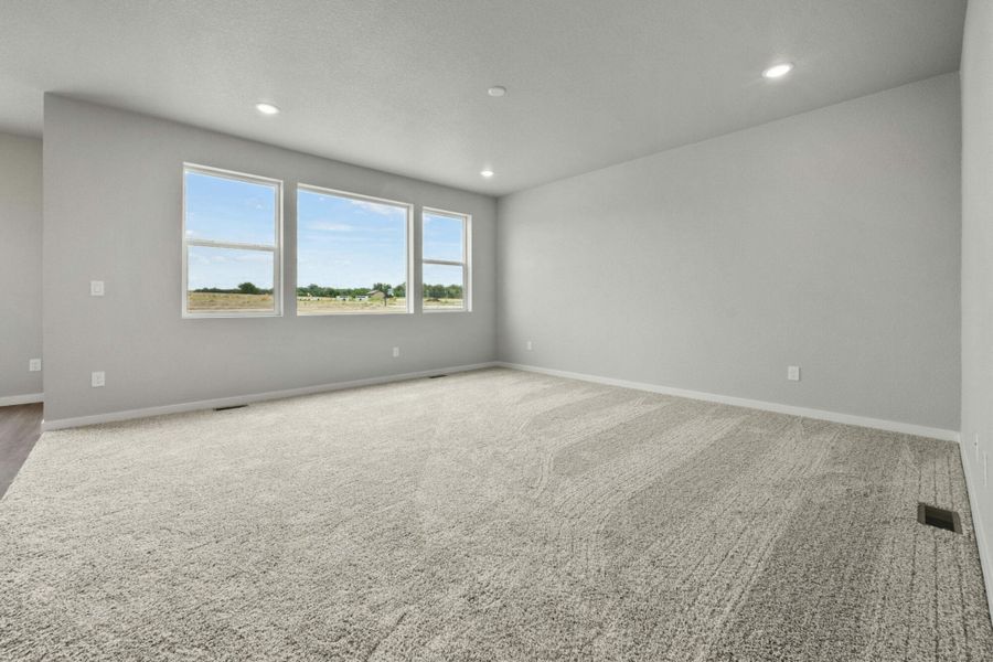 Representative unfurnished interior of a home built from the Balsam by View Homes in Aspen Ranch, Fountain (Image 20).