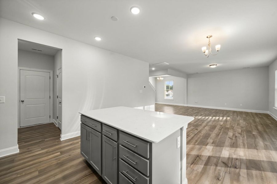 Furnished interior view inside a new home in Cottages at Piper Village, Trinity (Image 11).