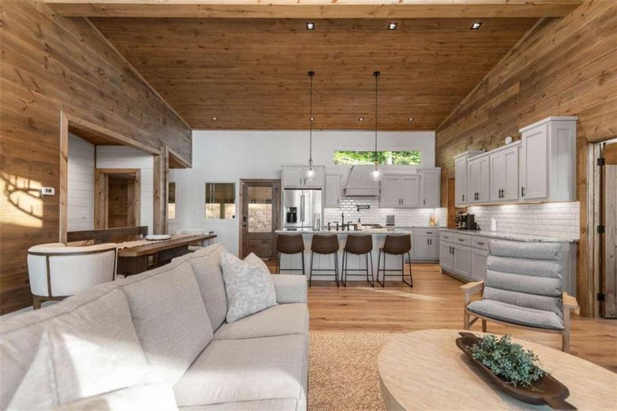 Furnished interior view inside a new home in , Blue Ridge (Image 7). Furnished interior view inside a new home in , Blue Ridge (Image 7).