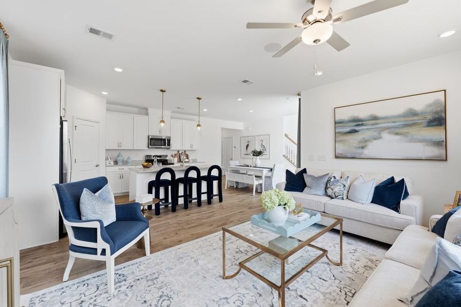 Furnished interior view inside a new home in Fincastle Glen, Shelby (Image 10).