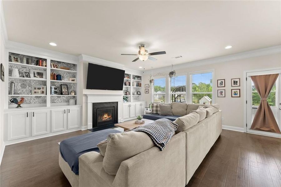 Furnished interior view inside a new home in , Dacula (Image 32).