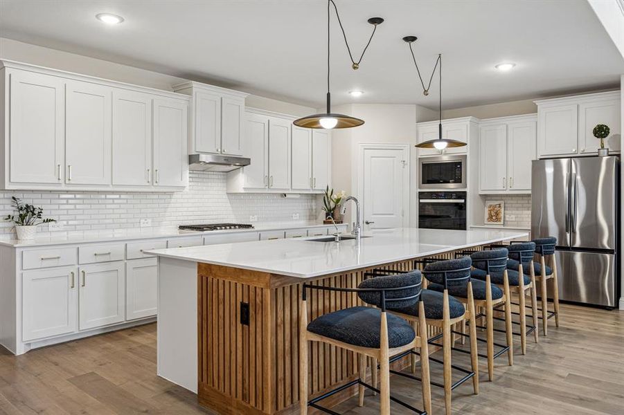 Furnished interior view inside a new home in , Little Elm (Image 5).