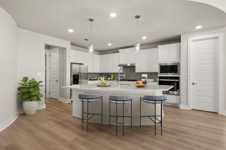 Light & Bright Kitchen - Virtually Staged