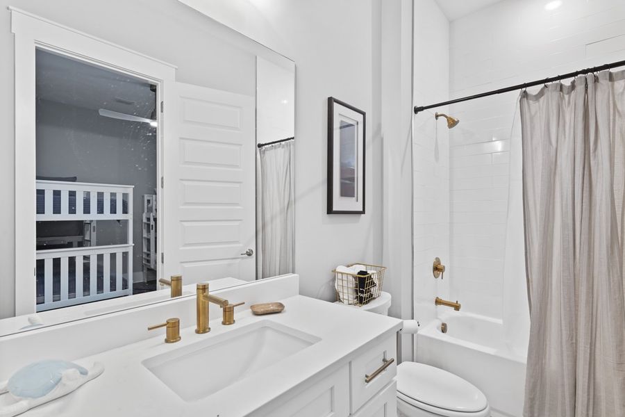 Representative furnished interior of a home built from the The Heron 20 by Brock Built in Twin Palms, Inlet Beach (Image 47).