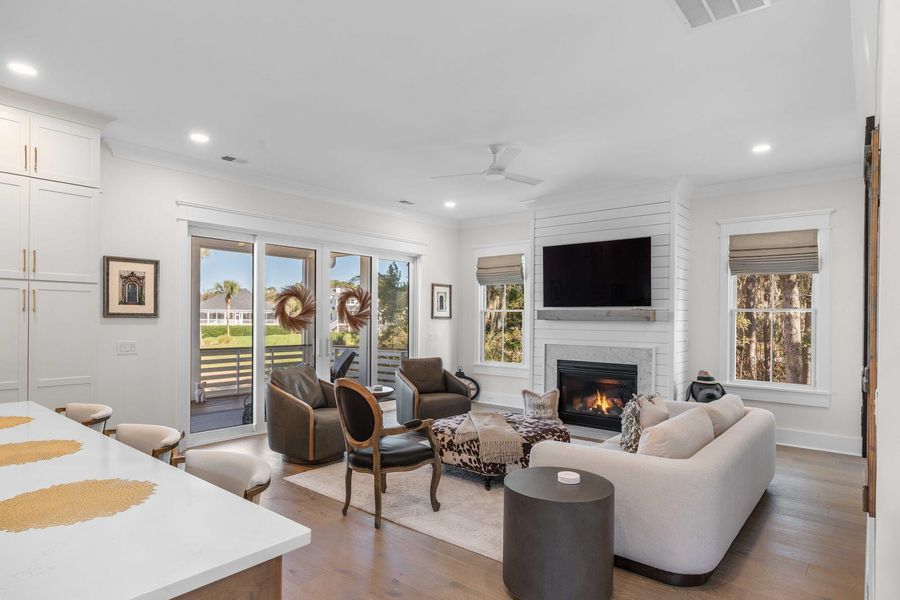Furnished interior view inside a new home in , Johns Island (Image 12).