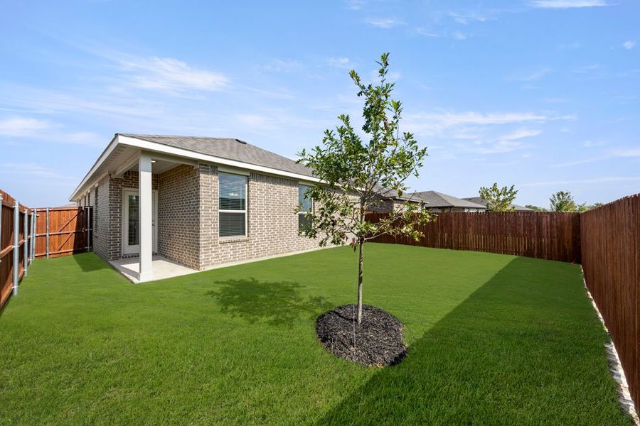 Front exterior of a new home in Northspur, Terrell, TX, highlighting curb appeal (Image 28). Front exterior of a new home in Northspur, Terrell, TX, highlighting curb appeal (Image 28).