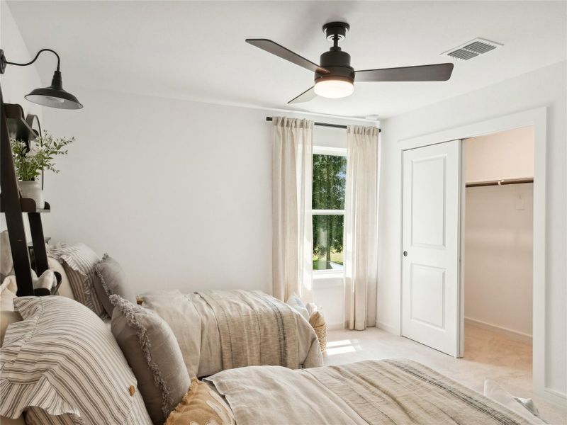 Furnished interior view inside a new home in Tarkington Timbers, Cleveland (Image 25).