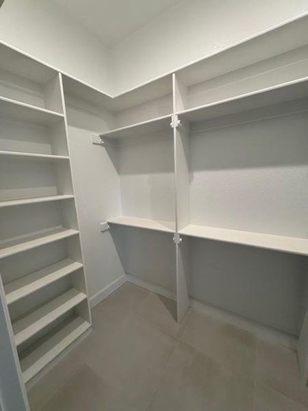 View of spacious closet