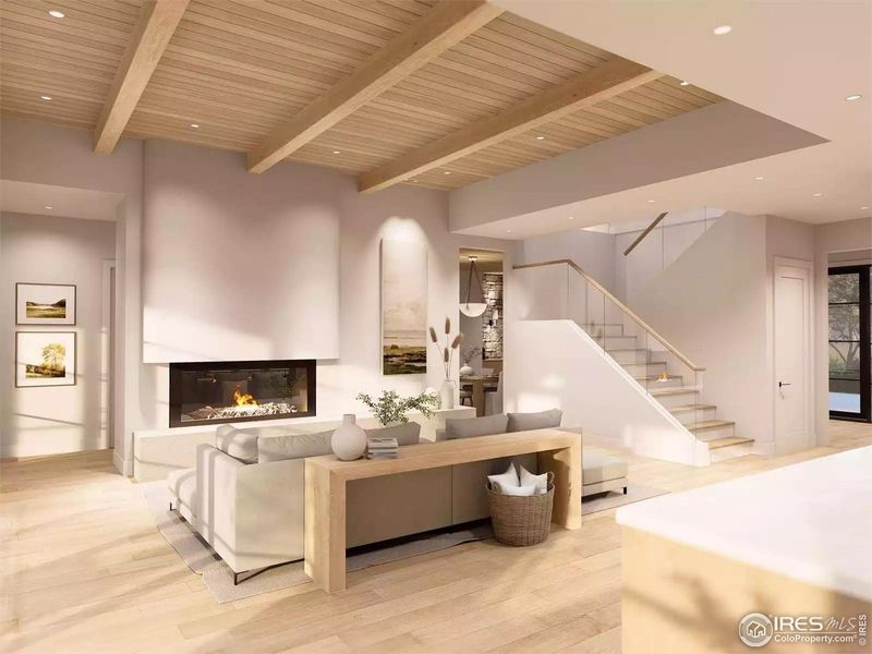 Furnished interior view inside a new home in , Windsor (Image 12).