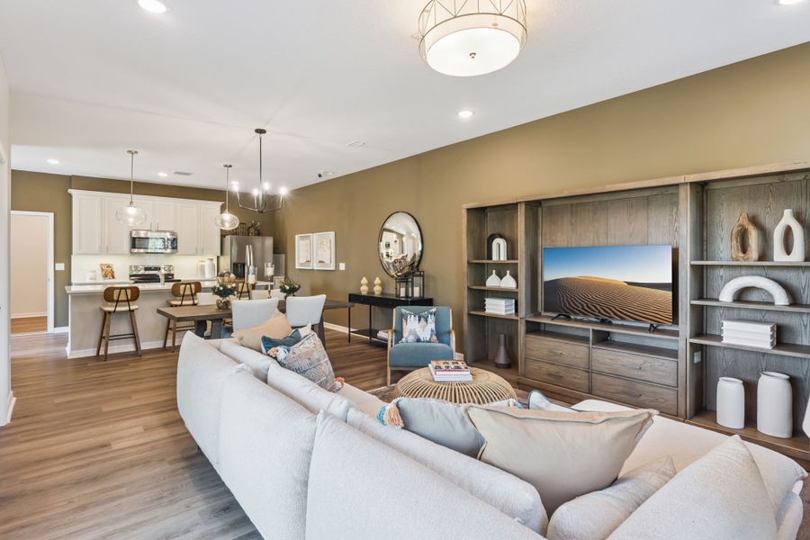 Furnished interior view inside a new home in Connors Cove, Eustis (Image 9).