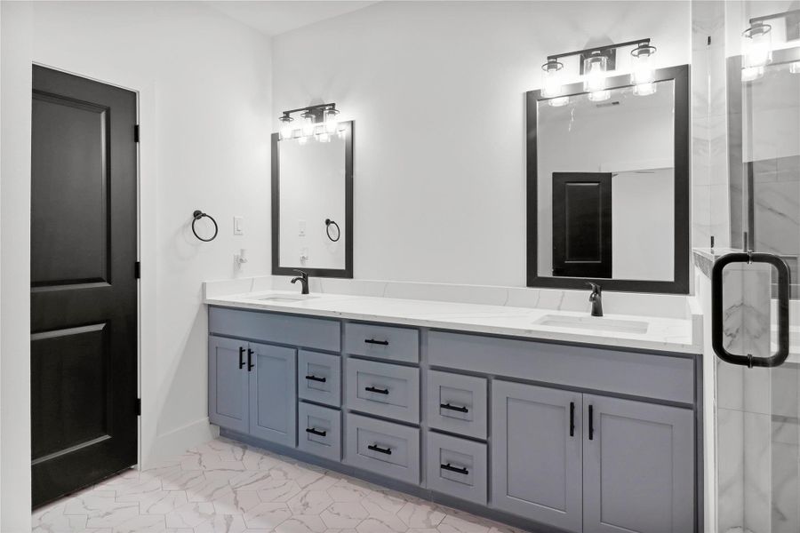 Furnished interior view inside a new home in , Houston (Image 10).