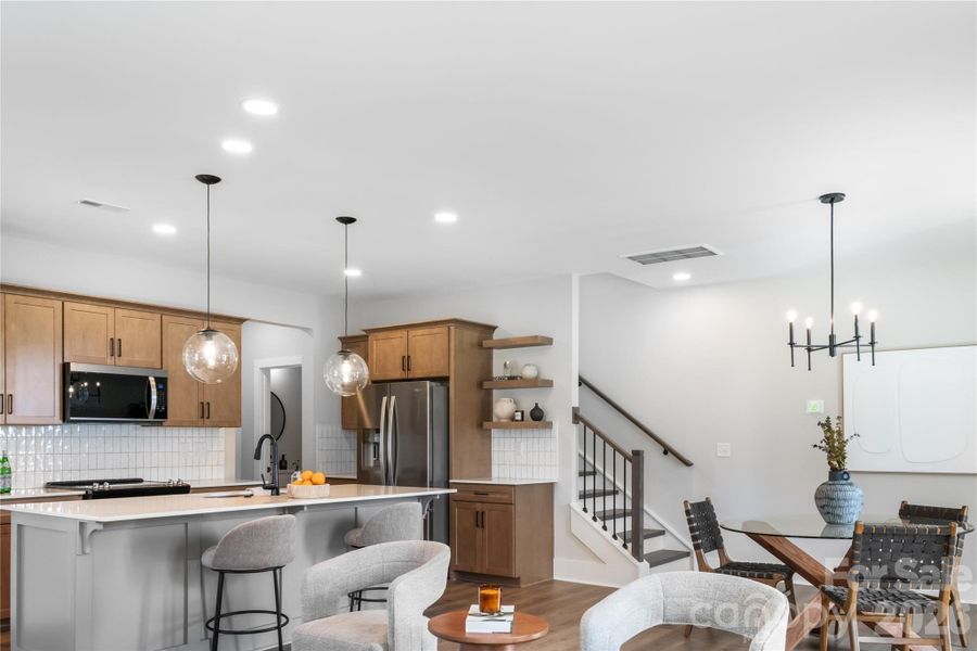 Furnished interior view inside a new home in , Weaverville (Image 11).