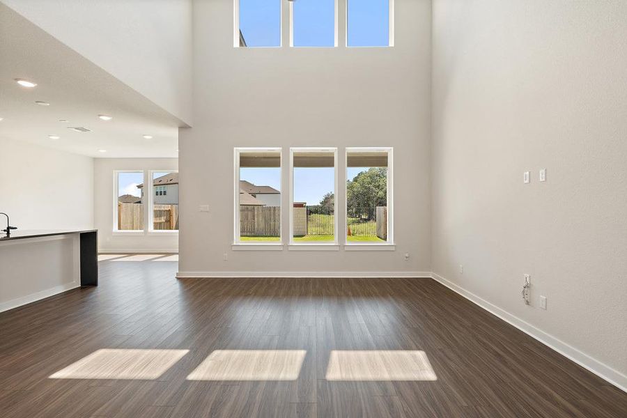 Spacious, unfurnished interior of a new home in Terrace Collection at Lariat, Liberty Hill (Image 37). Spacious, unfurnished interior of a new home in Terrace Collection at Lariat, Liberty Hill (Image 37).