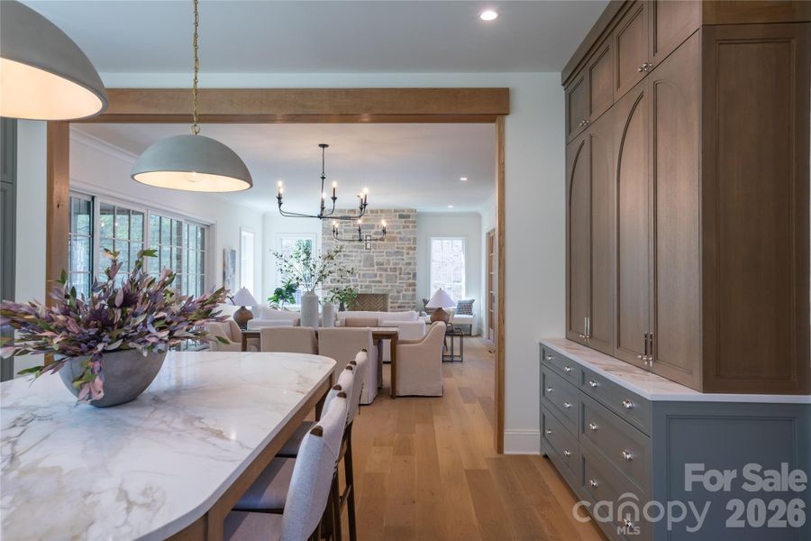 Furnished interior view inside a new home in , Charlotte (Image 27).