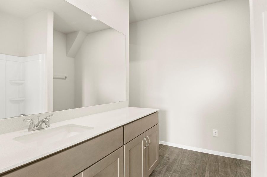 Furnished interior view inside a new home in Cloverleaf, Austin (Image 11).