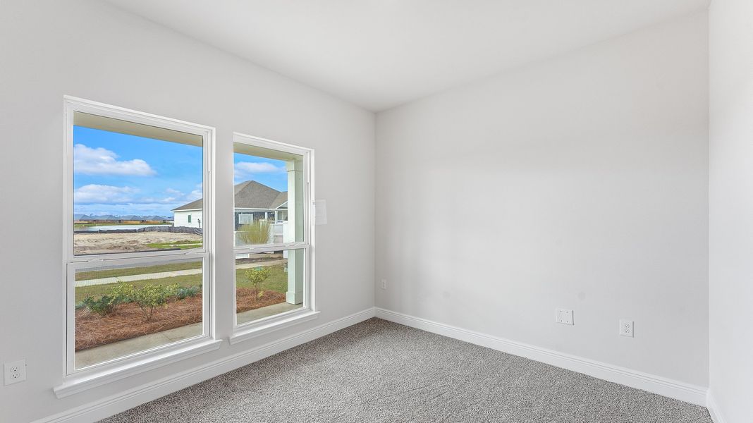 Representative unfurnished interior of a home built from the The Riverside by D.R. Horton in Hodges Bayou Plantation, Panama City (Image 20).