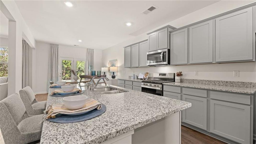 Furnished interior view inside a new home in Bridle Creek, Locust Grove (Image 59).