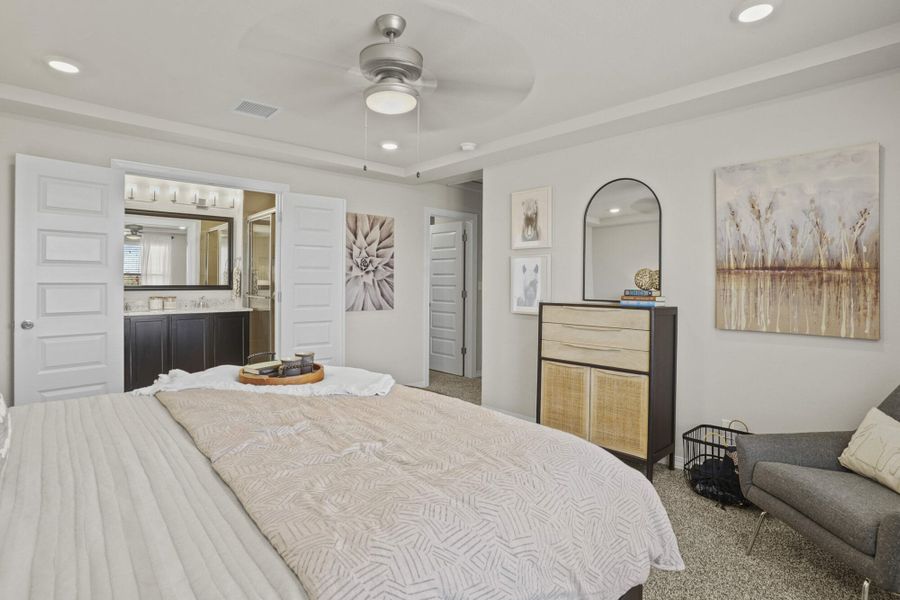 Representative furnished interior of a home built from the Nolina by View Homes in Paseos Del Este, Horizon City (Image 6). Representative furnished interior of a home built from the Nolina by View Homes in Paseos Del Este, Horizon City (Image 6).