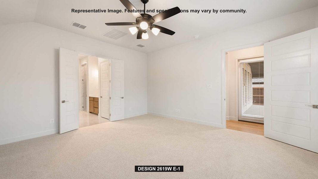 Spacious, unfurnished interior of a new home in Parkside On The River, Georgetown (Image 9).