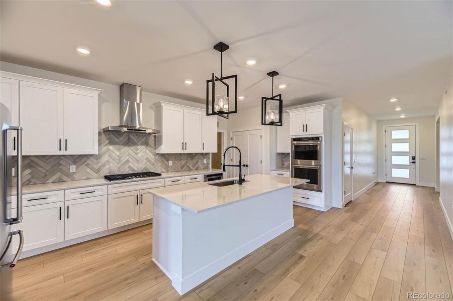 Furnished interior view inside a new home in Spring Valley Ranch, Elizabeth (Image 5). Furnished interior view inside a new home in Spring Valley Ranch, Elizabeth (Image 5).
