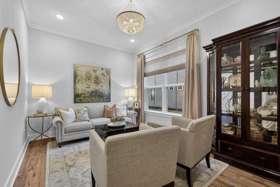 Furnished interior view inside a new home in K. Hovnanian's® Four Seasons at Lakes of Cane Bay, Summerville (Image 47).