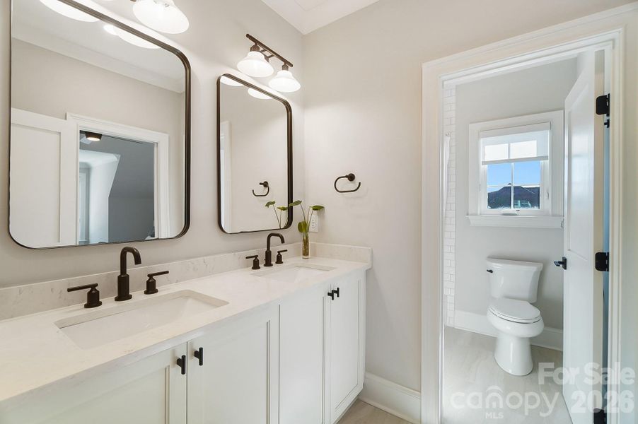 Furnished interior view inside a new home in , Weddington (Image 31).