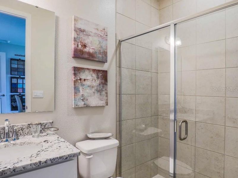 Model home - actual features may vary.