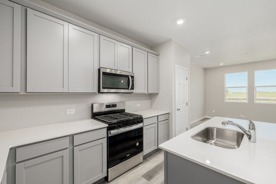 Furnished interior view inside a new home in Painted Prairie, Aurora (Image 12).