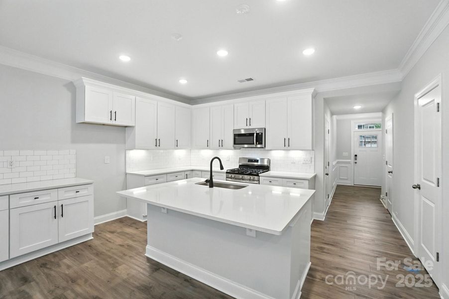 Furnished interior view inside a new home in Harrisburg Village Townhomes, Harrisburg (Image 13). Furnished interior view inside a new home in Harrisburg Village Townhomes, Harrisburg (Image 13).