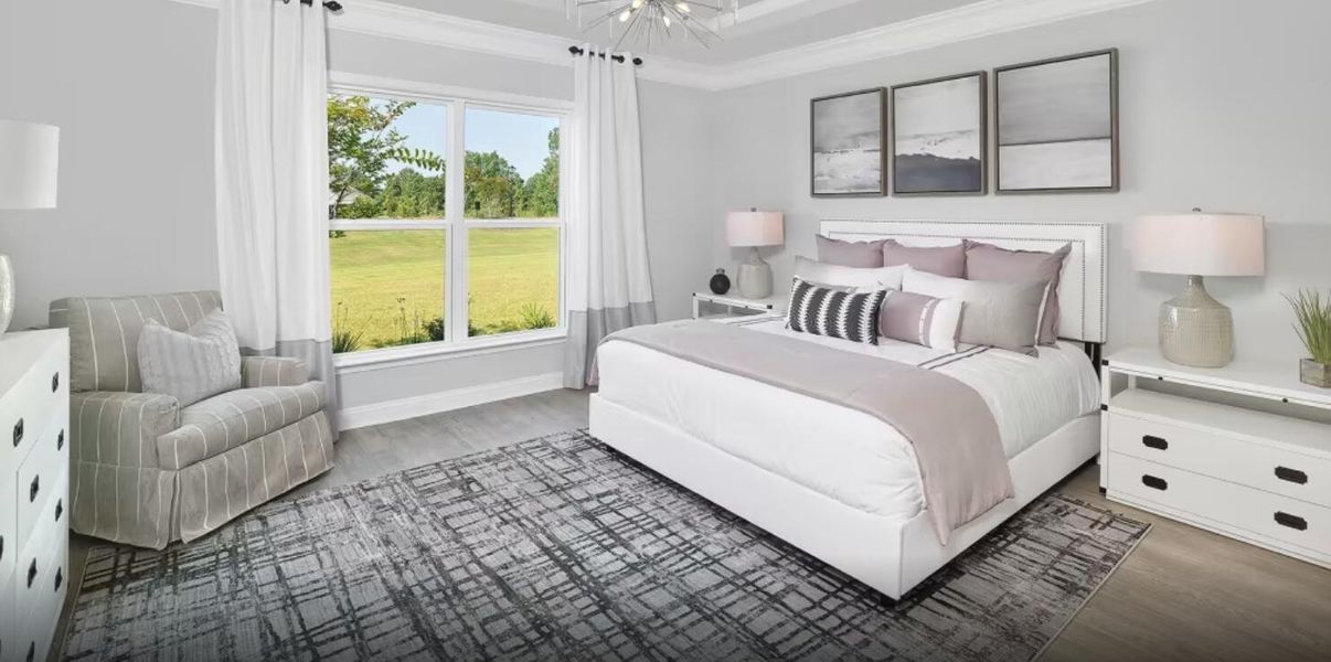 Furnished interior view inside a new home in Sea Island Preserve, Johns Island (Image 6).